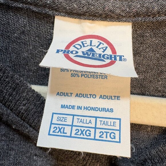 Grinch Resting Face Graphic T-Shirt 2XL Delta Pro Weight Gray - Picture 2 of 7